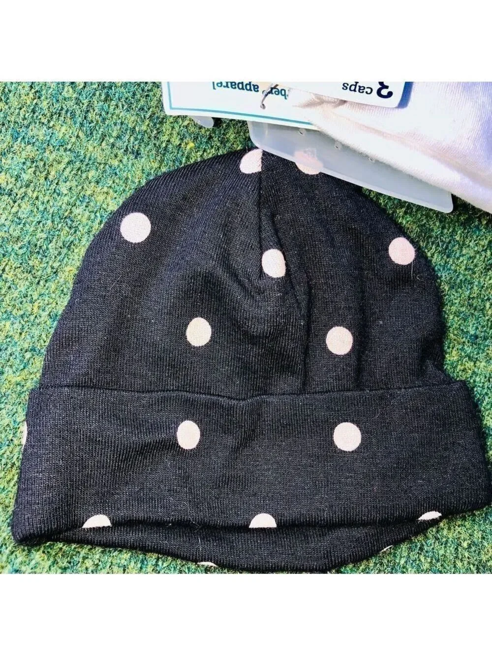 NWT Infant 0-6M Gerber Organic Baby Bonnet Hat Bundle